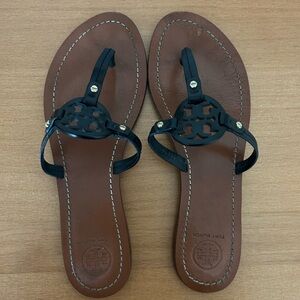 Authentic Tory Burch Mini Miller Sandals - Women’s Size 8